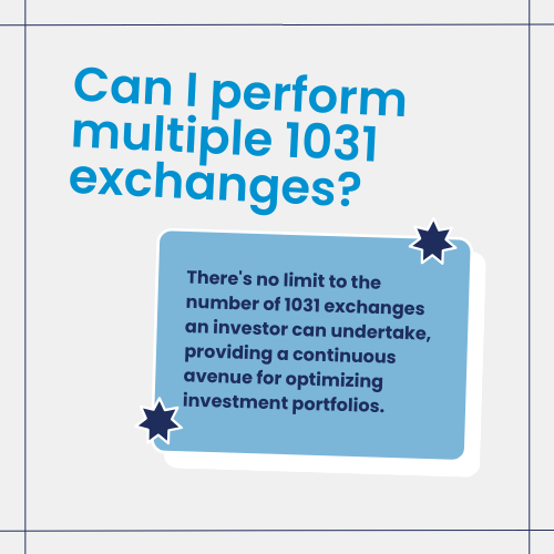  Infographic – Can I perform multiple 1031 exchanges?