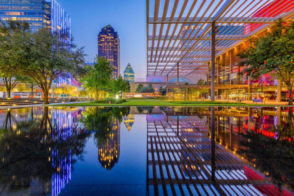 Dallas Texas at night