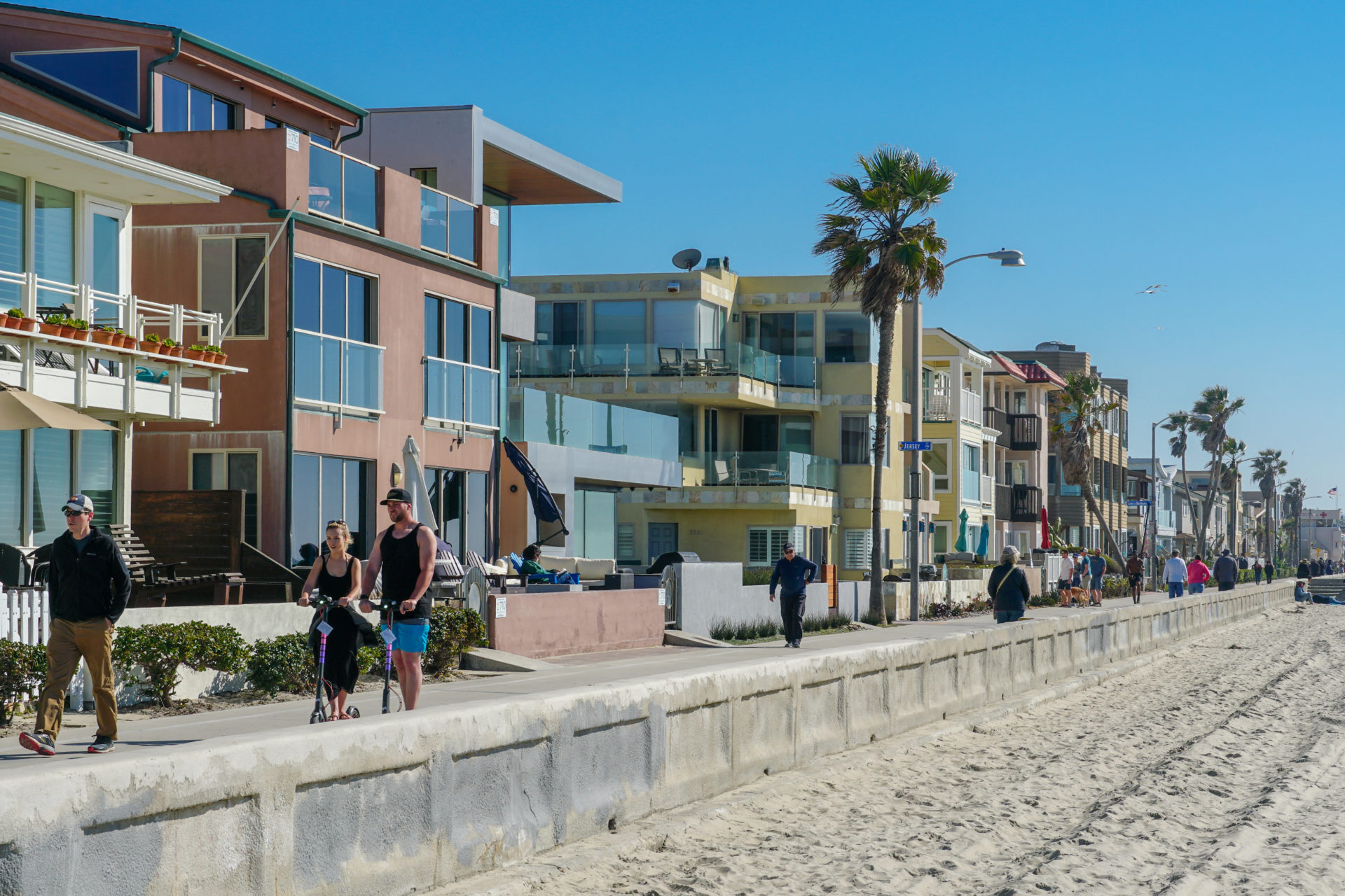 San Diego California Homes on the beach